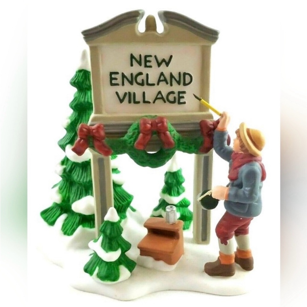 Dept 56 Fresh Paint New England Village  Figurine Heritage Village Collection